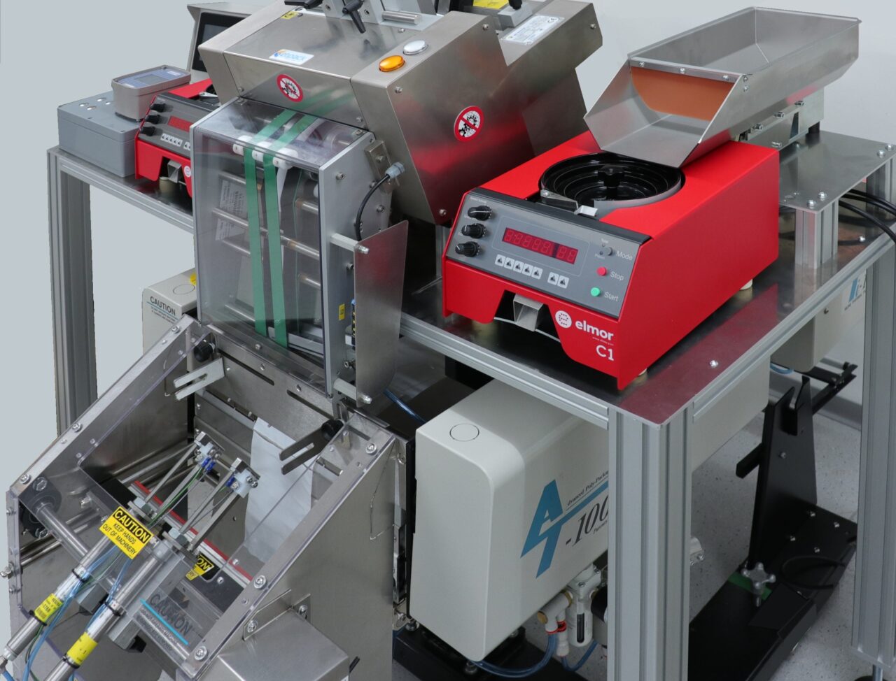 Accessory bags are filled with elmor C1 counting machines elmor Ltd.